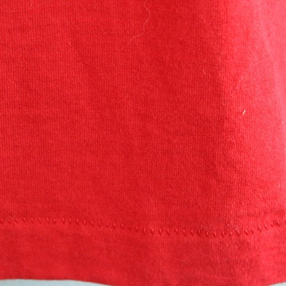 Vintage 90s Screen Stars Red Soccer Sectional Champs Tee Shirt - Picture 5 of 7